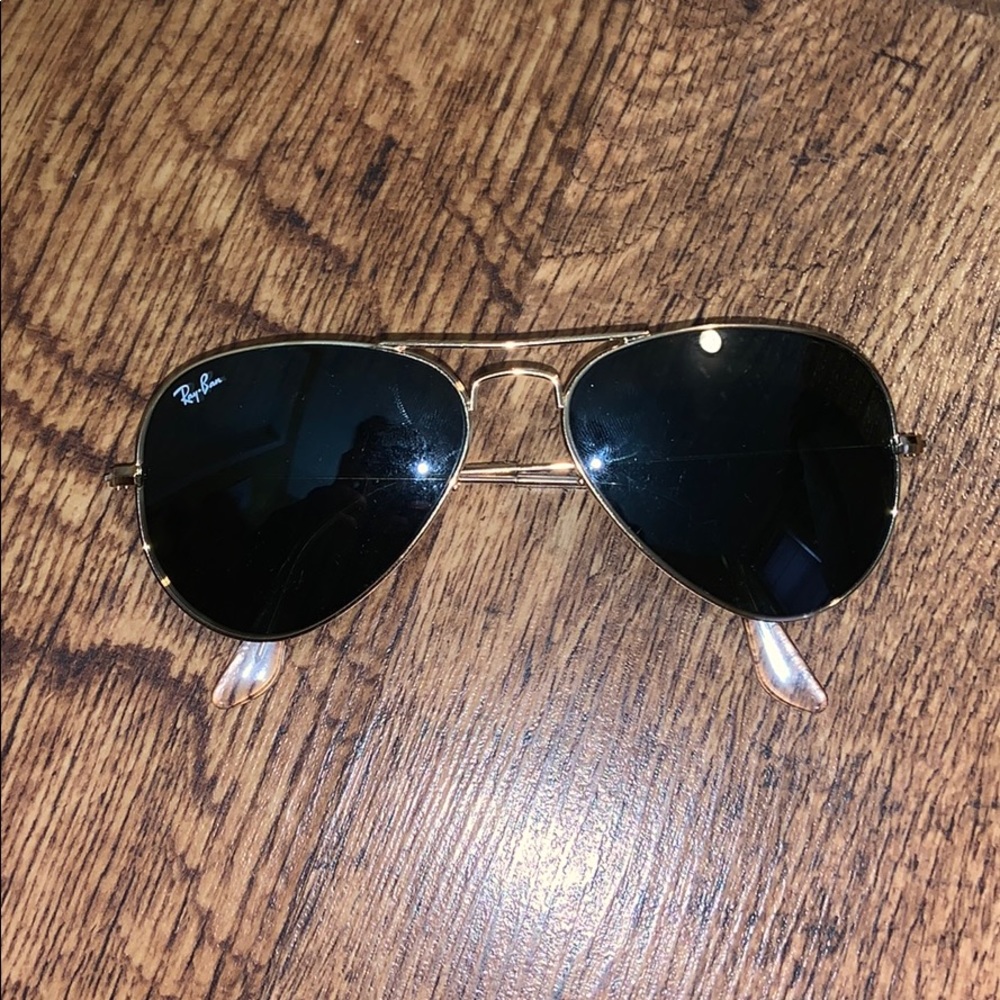 Ray-Ban aviator small lens gold frame